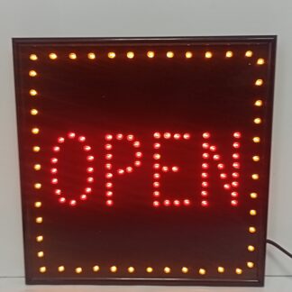 ВЫВЕСКА СВЕТОДИОДНАЯ "OPEN" 27х27