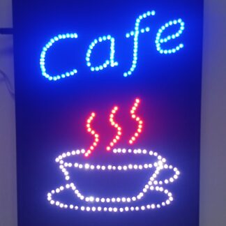 ВЫВЕСКА СВЕТОДИОДНАЯ "CAFE" 30Х45