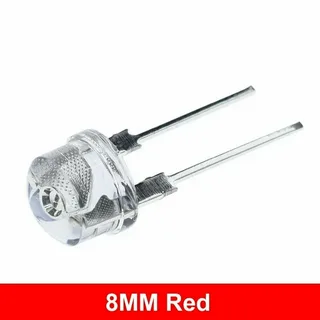 СВЕТОДИОД 8 mm 0,5W red straw hat