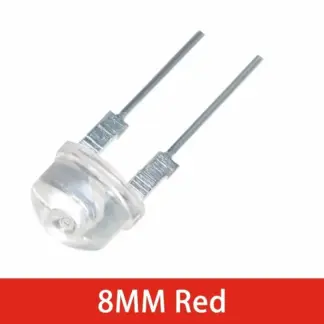 СВЕТОДИОД 8 mm 0,5W red straw hat (GLO)