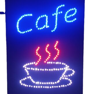 ВЫВЕСКА СВЕТОДИОДНАЯ "CAFE" 30Х45
